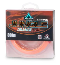 Anaconda Jungle Orange Zinkende Gevlochten Lijn (300m)