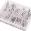 Assortiment van 210 sleeves inclusief tacklebox
