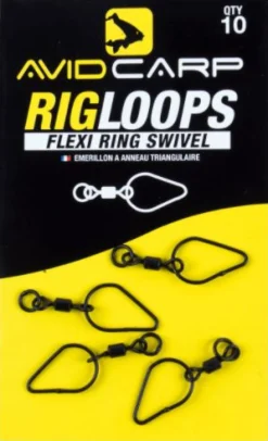 Avid Carp Rig Loops Flexi Ring Swivel