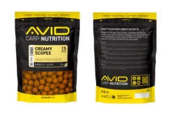 Avid Creamy Scopex Boilies (1kg)