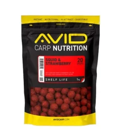 Avid Squid & Strawberry Boilies (1kg)