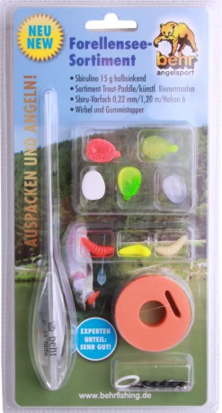 Behr Ready to Fish Trout Pack, complete sbirulino montage voor het vissen op forel!