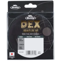 Berkley Dex X8 PE Gevlochten Lijn Moss Green (300m)