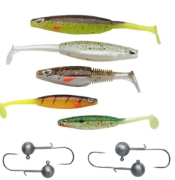 Berkley Sick Pack Zander Softbait Kit (9pcs)