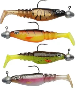 Berkley Sick Swimmer Pre-Rigged Shads 9cm (4 stuks)