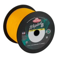 Berkley Whiplash 8 Gevlochten Lijn Yellow 2000m