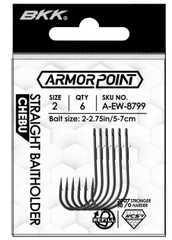BKK Armorpoint Straight Baitholder Chebu Jighead Roofvishaak