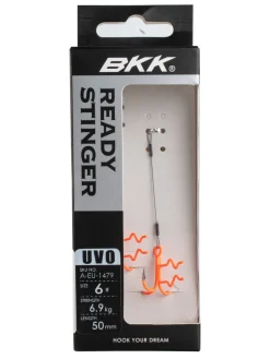 BKK Assist Spear Softbait Stinger 7x7 Wire Zander UVO 7kg (0.36mm) (2 Stuks)