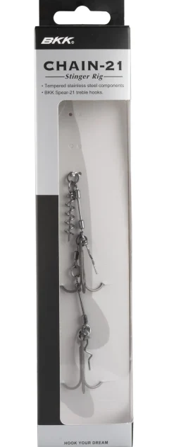 BKK Chain-21 Softbait Stinger Rig