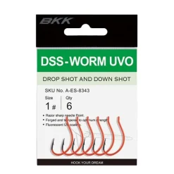 BKK DSS-Worm UV Dropshot Haak