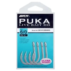 BKK Puka Livebait HD Zeevis Haak