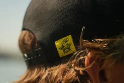 Black Cat Black Flat Peak Cap