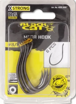 Black Cat Mega Hook DG (6 stuks)