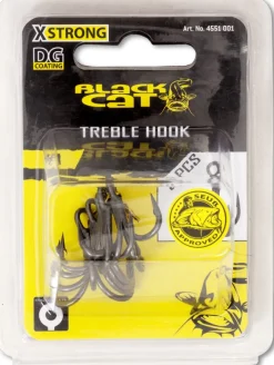 Black Cat Treble DG Coating, 5 stuks!