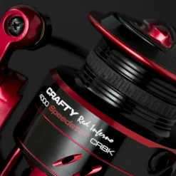 Cinnetic Crafty Red Inferno CRBK 1500 Rock Zeevis Spinmolen