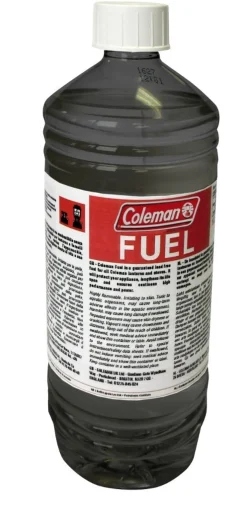 Coleman Liquid Fuel Black Bottle White Cap (1L)