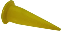 Common Baits Mondstuk Voor Boilie Deegspuit Geel (1 Stuk)