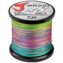 Daiwa J-Braid X8 Gevlochten Lijn Multi Colour 1500m