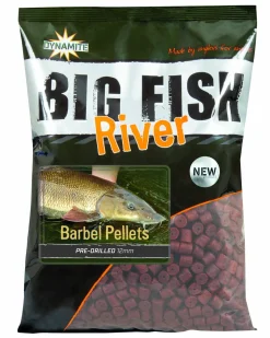 Dynamite Baits Big Fish River Barbel Pellets Pre-Drilled 1.8kg
