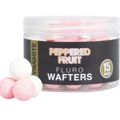 Dynamite Baits Peppered Fruit Fluoro Wafters (15mm)