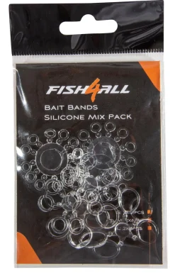 Fish4All Bait Bands Silicone Mix Pack (60 Stuks)