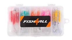 Fish4all Ghosty Softbait & Jighead Ultra Light Box (20pcs)
