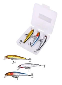 Fish4All Hardlure Kit Minnow 1 Floating Pluggen Set 8.6cm 9.3g (3 Stuks)