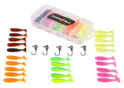 Fish4all Mini Softbait & Jighead Box (30pcs)