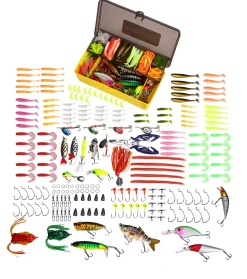 Fish4All Multi Lure Box Hard, Soft & Metal + Pliers (212pcs)
