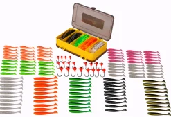 Fish4All Softbait Paddletail Box (131pcs)