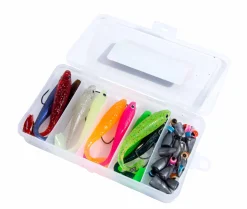 Fish4All Softbait Shad Texas/Carolina Box (50pcs)