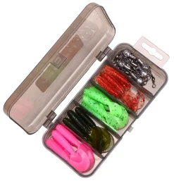 Fish4All Softbait Twister Kit 1 5.5cm (36 Stuks)
