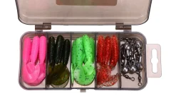 Fish4All Softbait Twister Kit 1 5.5cm (36 Stuks)