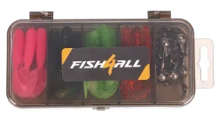Fish4All Softbait Twister Kit 1 5.5cm (36 Stuks)