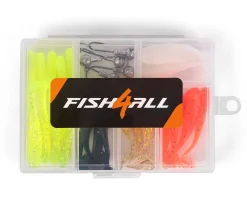 Fish4all Swimma Softbait & Jighead Box (35pcs)