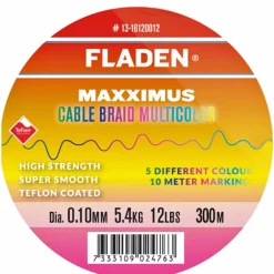 Fladen Maxximus Cable Braid Multicolor - 300 meter