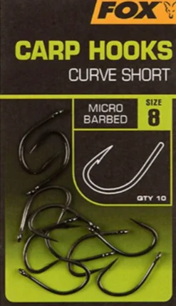 Fox Carp Hooks Curve Shank Short