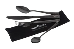 Fox Cookware Black Stainless Cutlery Set (4pcs)