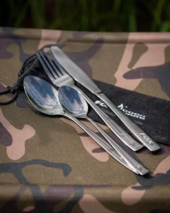 Fox Cookware Black Stainless Cutlery Set (4pcs)