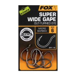 Fox Edges Armapoint Super Wide Gape Outturned Eye Karper Haak (10 stuks)