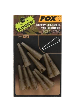 Fox Edges Camo Lead Clip Tail Rubbers Maat 7 (10 stuks)