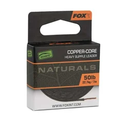 Fox Edges Naturals Copper-Core Leader 7m (50lb)