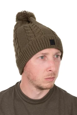 Fox Khaki Knitted Bobble Vismuts