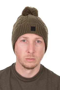 Fox Khaki Knitted Bobble Vismuts