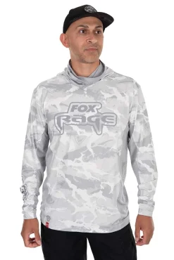 Fox Rage UV Hooded Light Cam Top Hoodie