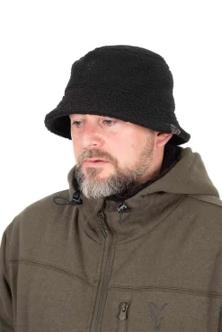 Fox Sherpa Bucket Hat - Black