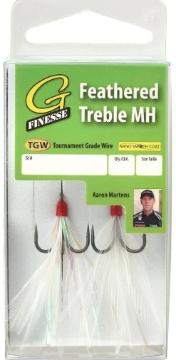 Gamakatsu GF Feathered-Treble MH W+T Dreg (2pc)