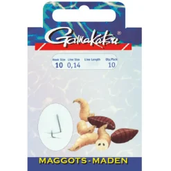 Gamakatsu Maggots LS-1010 60cm Witvis Onderlijn