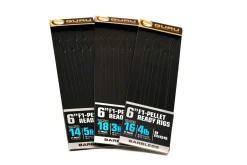 Guru F1 Pellet Ready Rig Barbless Pole Onderlijnen 15cm (8pcs)