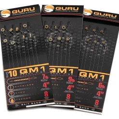 Guru QM1 Bait Bands Ready Rigs 10cm (8 Stuks)